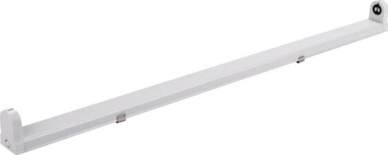 Lampa sufitowa Volteno Belka pod tuby LED 1x120cm Biała IP20 Stalowa blacha 122x3,3x1,5cm VO1909