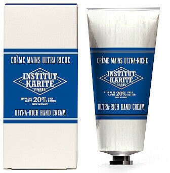 Reichhaltige Handcreme mit Sheabutter - Institut Karite Milk Cream Shea Hand Cream 30 ml