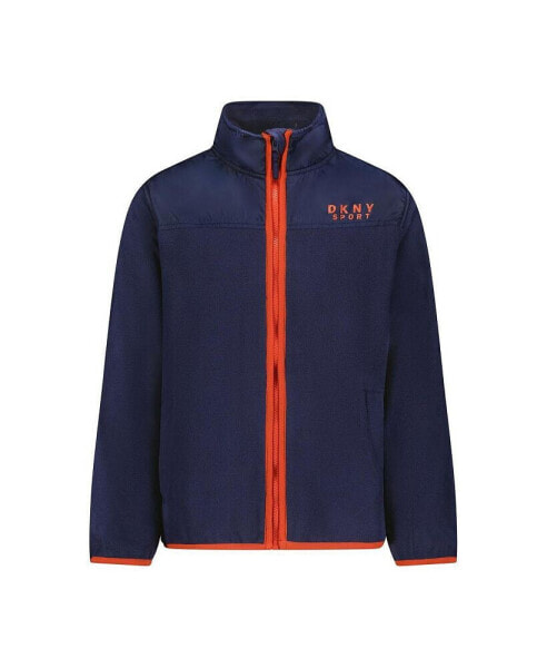 Пуховик DKNY Boys Polar Fleece Zip Up