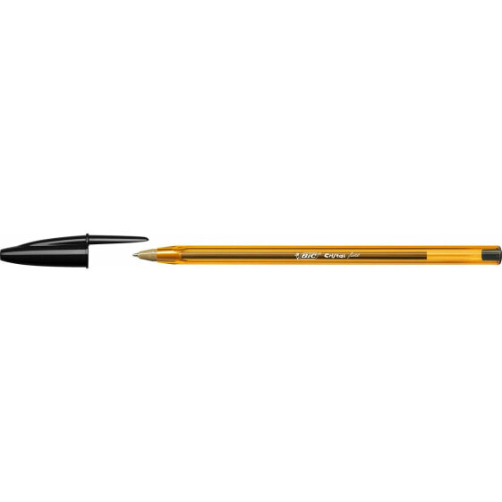 Ручка тонкая Bic Cristal Fine Чёрный 0,3 mm (50 штук)