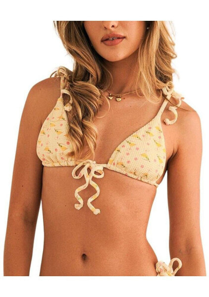 Women's Ellie Tie Front Triangle Bikini Top