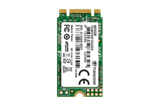 Transcend M.2 SSD 420S 480GB - 480 GB - M.2 - 530 MB/s - 6 Gbit/s