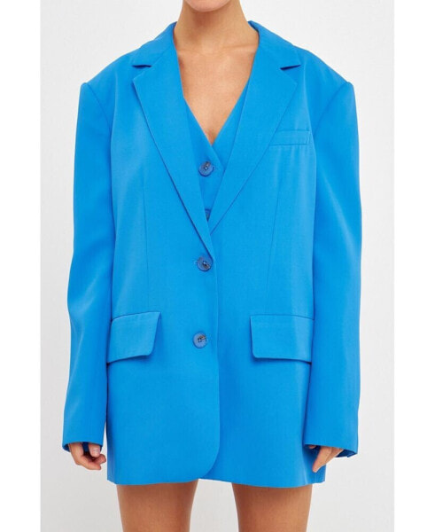 Women's Buttery 2 Button Blazer