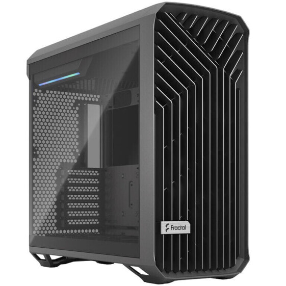 Fractal Design Torrent Midi-Tower Light Tint, Tempered Glass, grau