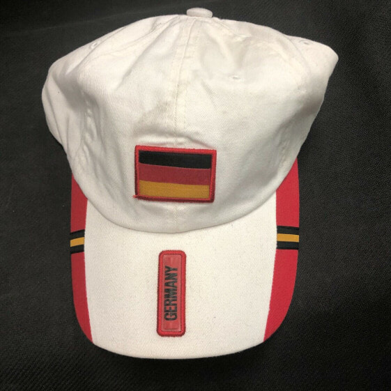 Germany Soccer Team White Adjustable Buckled Hat Cap NEW *21