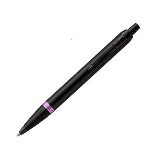 Ручка шариковая Parker IM Professionals Vibrant Purple Ring Pen в подарочной коробке.