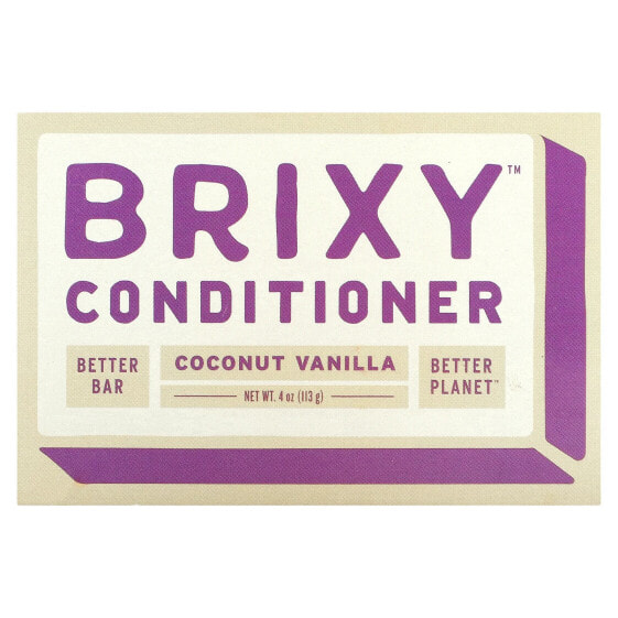 Conditioner Bar, Coconut Vanilla, 1 Bar, 4 oz (113 g)