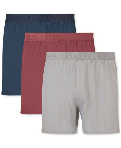 Men's 3-Pk. Originals SuperSoft Knit Boxers