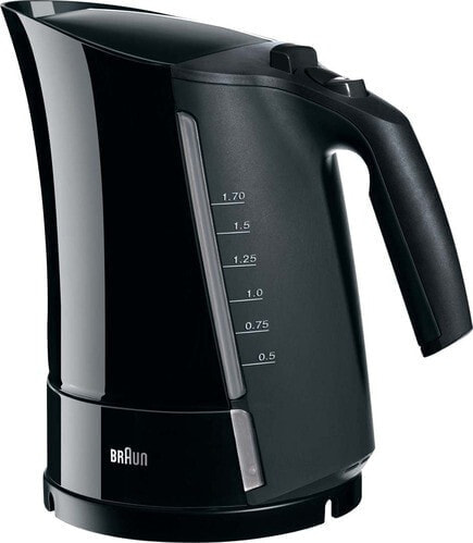 Braun WK 300 - 1.6 L - 2200 W - Black - Water level indicator - Overheat protection - Filtering