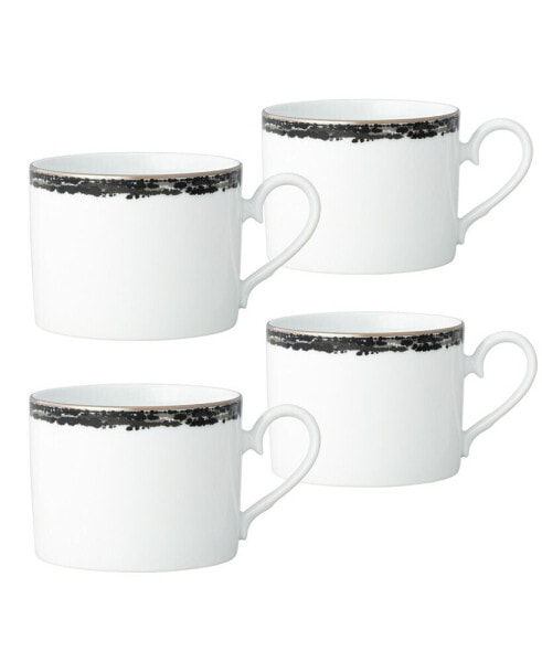 Rill Set of 4 Cups, Service for 4