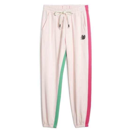 Puma X Lemlem Drawstring Training Joggers Womens Pink Casual Athletic Bottoms 52