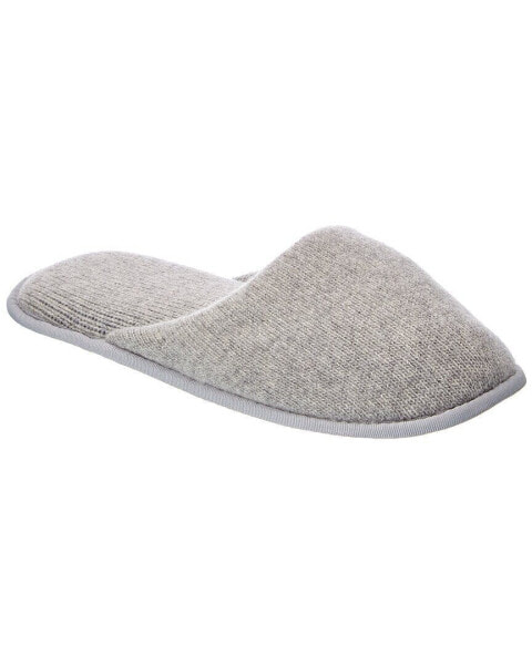 Домашние тапочки из кашемира Portolano Cashmere Slipper мужские серого цвета