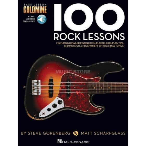 Hal Leonard Goldmine: 100 Rock Lessons Bass