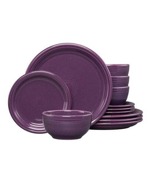 12-Pc Bistro Dinnerware Set, Service for 4