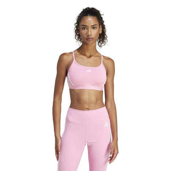 ADIDAS Aeroreact 3 Stripes Sports Bra Low Support