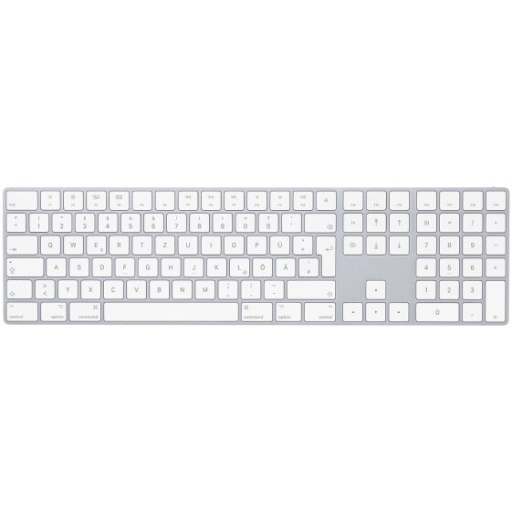 Apple Magic Keyboard mit Ziffernblock"Silber/Weiß Deutsch Kabellos