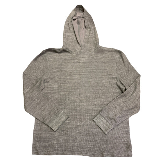 GAP Men's Long Sleeve Ribbed Texture Hooded Pullover