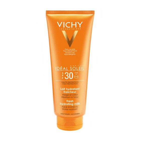Vichy Capital Soleil Fresh Protective Milk SPF30 Солнцезащитное молочко для чувствительной кожи лица и тела