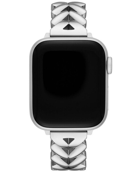 Silver-Tone Stainless Steel Band for Apple Watch 38mm-49mm