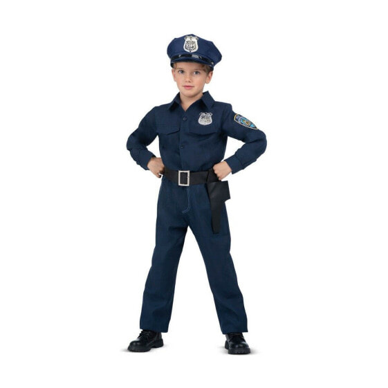 Карнавальный костюм для малышей My Other Me Полицейский Синий (4 предмета)