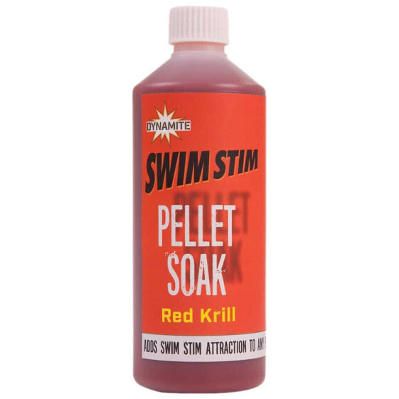DYNAMITE BAITS Pellet Soak Red Krill 500ml Liquid Bait Additive