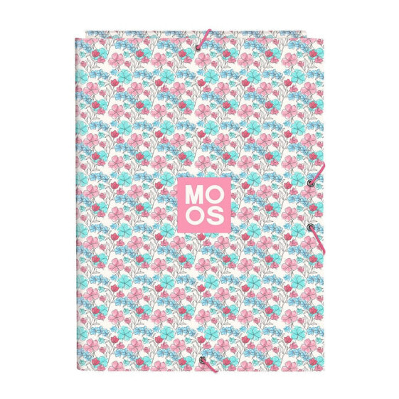 SAFTA Moos Flores Elastic Binder folio cardboard