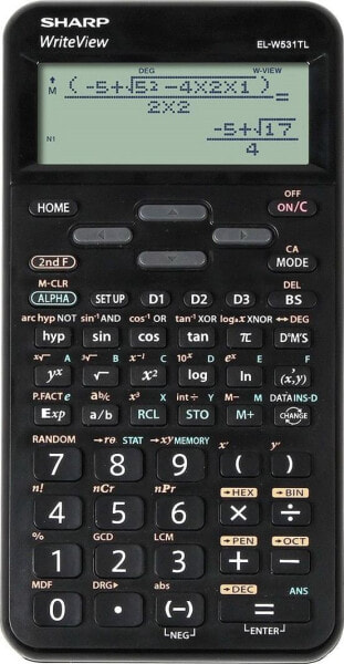 Kalkulator Sharp Kalkulator naukowy czarny (ELW531TLBBK)