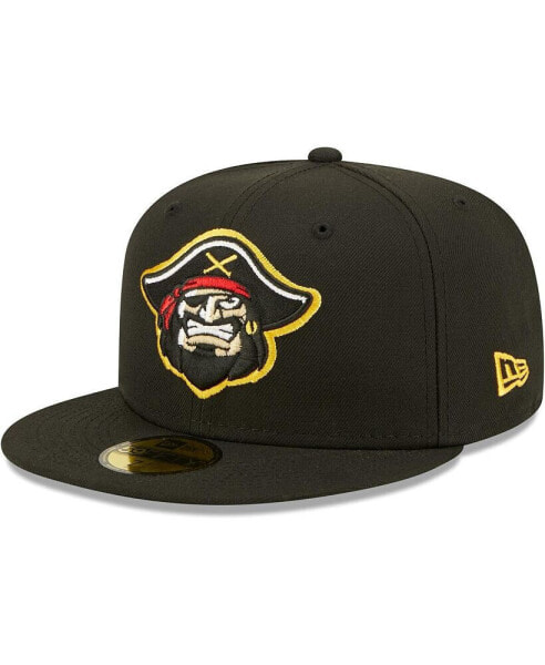 Men's Black Bradenton Marauders Authentic Collection 59FIFTY Fitted Hat
