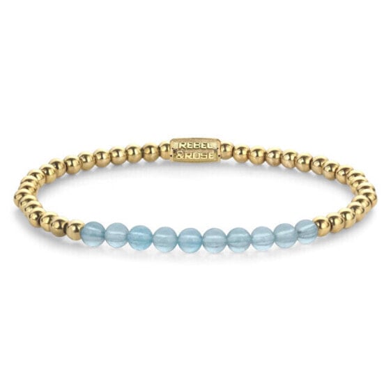Gold-plated bracelet Blue Sky meets Yellow Gold RR-40137-G