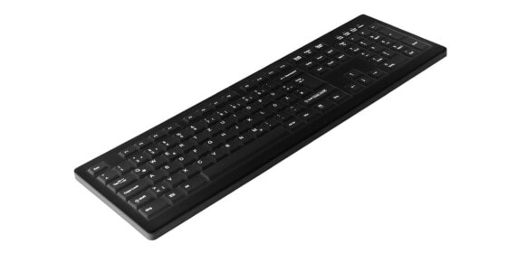 Active Key AK-C8100 - Full-size (100%) - Wired - USB - Membrane - QWERTZ - Black