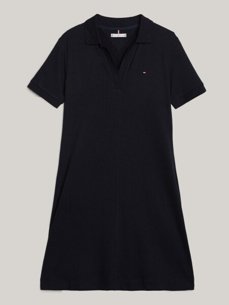 V-Neck Polo Dress