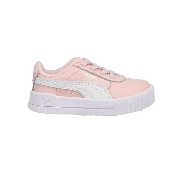Puma Carina Ac Lace Up Infant Girls Pink Sneakers Casual Shoes 373604-33
