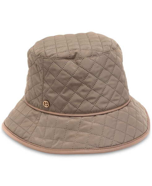 Women's Quilted Rain Bucket Hat