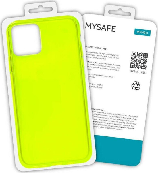 Mysafe MYSAFE ETUI NEO IPHONE 13 ŻÓŁTY PUDEŁKO