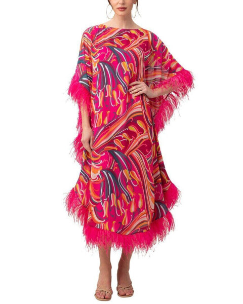 Trina Turk Neena Caftan Women's Pink S