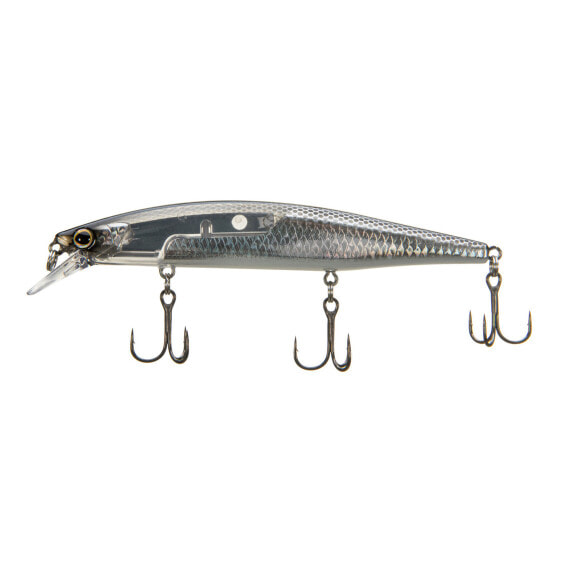 Воблер Shimano Черно-серебряный WORLD MINNOW FLASH BOOST Jerkbait (WM115SPKS)