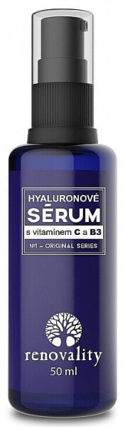 Gesichtsserum mit Hyaluronsäure, Vitamin C und B3