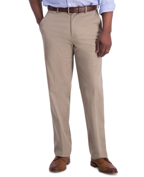 Men’s Iron Free Premium Khaki Classic-Fit Flat-Front Pant