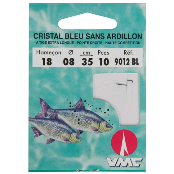 RAGOT Cristal Blue Barbless SA9012BL Tied Hook 0.35 m