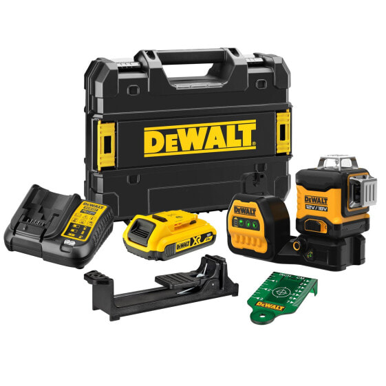 DeWALT Akku-Multilinienlaser 18V 3x360 Grad DCE089D1G18-QW Akku + Lader in TSTAK