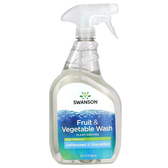 Fruit & Vegetable Wash, Unscented , 32 fl oz (946 ml)