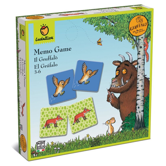 LUDATTICA Memo Game The Gruffalo Board Game