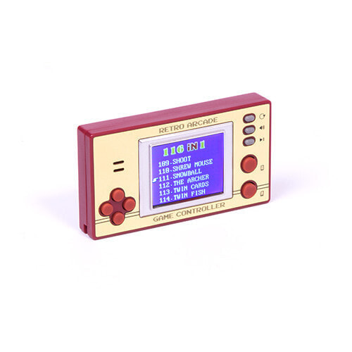 Карманный игровой приставка Thumbs Up 0001401 - Beige, Red - Analogue - D-pad - LCD - 4.57 cm (1.8") - 4.5 g