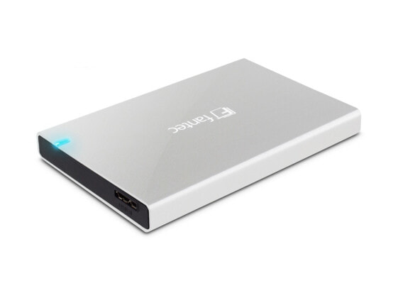 FANTEC ALU-25B31 - HDD/SSD enclosure - 2.5" - Serial ATA,Serial ATA II,Serial ATA III - 10 Gbit/s - USB connectivity - Silver