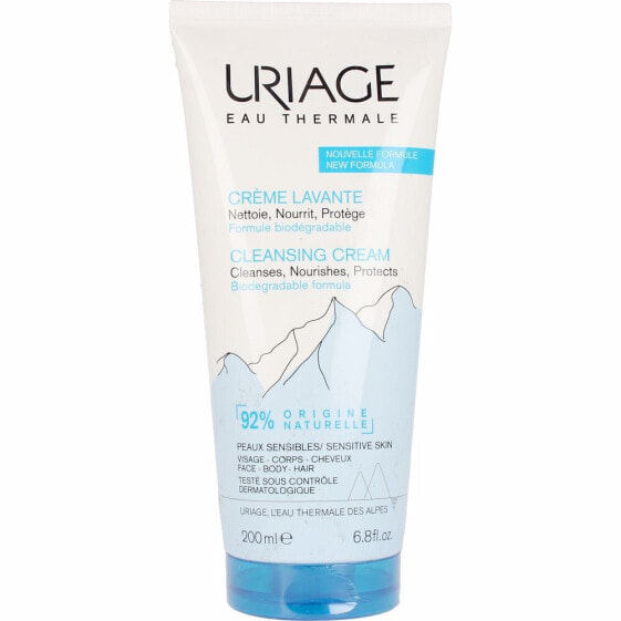 Uriage CLEANSING cream Натуральный очищающий питательный крем для умывания  для чувствительной кожи лица и тела 200 мл