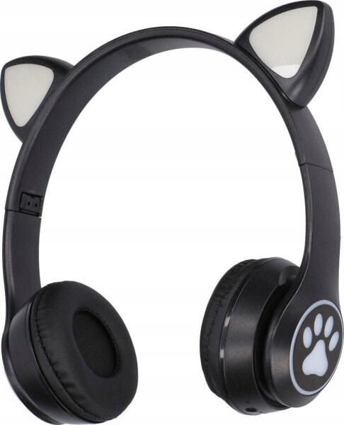 Słuchawki ExtraLink EXTRALINK KIDS CAT EARS WIRELESS HEADPHONES BLACK