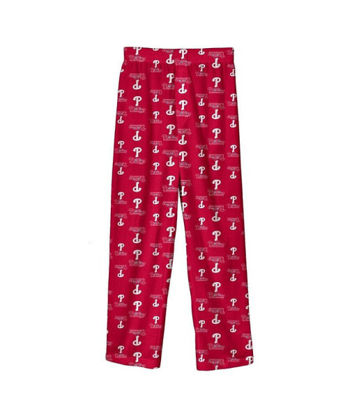 Fanatics Branded Youth Red Philadelphia Phillies Team Pants