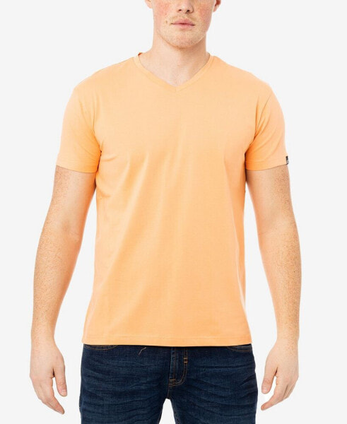 Men's Basic V-Neck Short Sleeve T-shirt