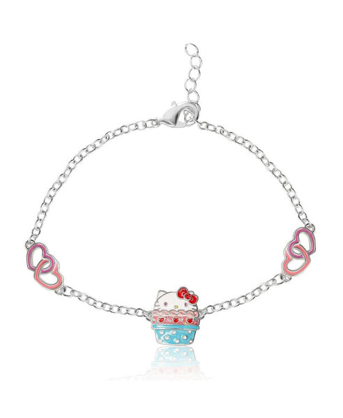 Sanrio Silver Plated Cupcake Station Bracelet