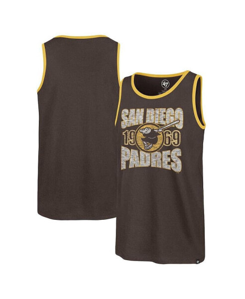 47 Brand Men's Brown San Diego Padres Upload Franklin Tank Top